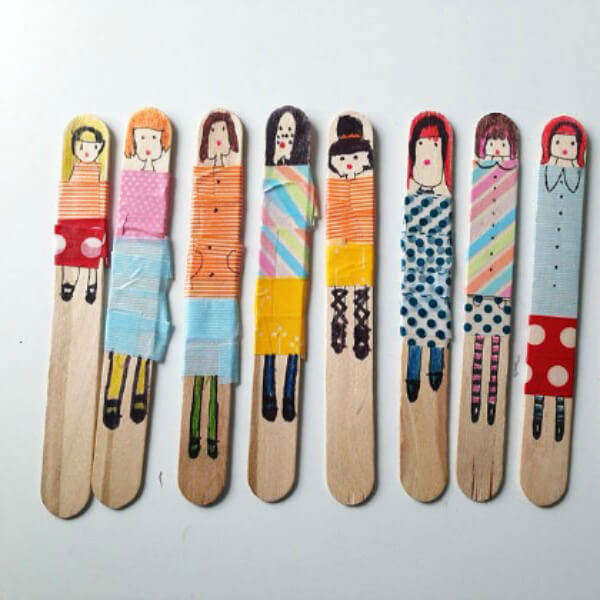 Popsicle Stick Dolls