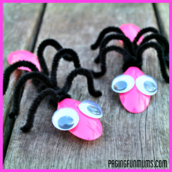 Spoon Bugs With Yarn - Entertaining Spoon Projects for Youngsters