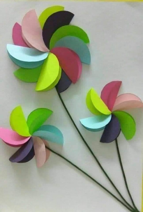 Beautiful Wind sticks with Paper Crafts for Kids Easy Paper Craft Ideas for Kids