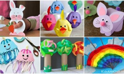 Easy to Make Unique Paper Crafts for Kids