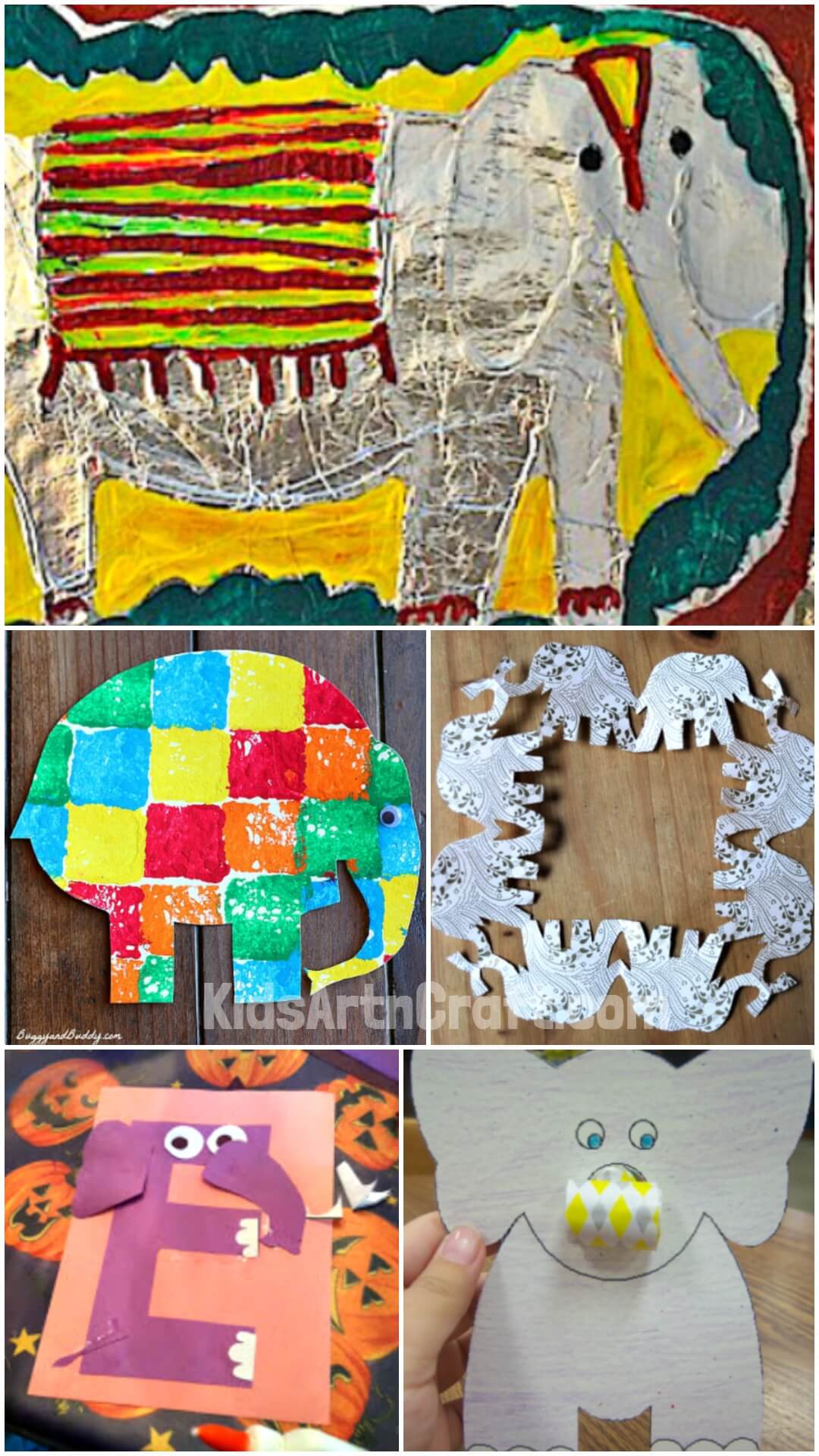 Elephant Crafts Ideas For Kids