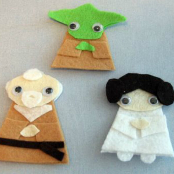 Star Wars Felt Puppets Star Wars Craft For Kids 