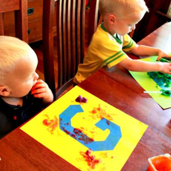 Activities For Your 1 Year Old Simple Finger Drawing Activity