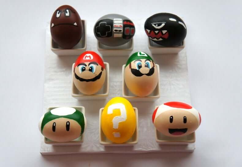 Different Cartoon Character Eggs