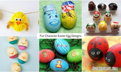 Fun Character Themed Easter Egg Designs