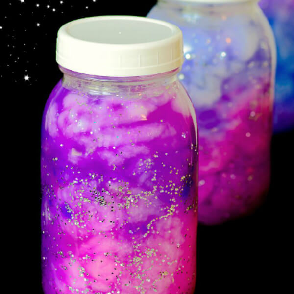 Calm-down Galaxy Jar - Making Things for Kids Influenced by Star Wars 