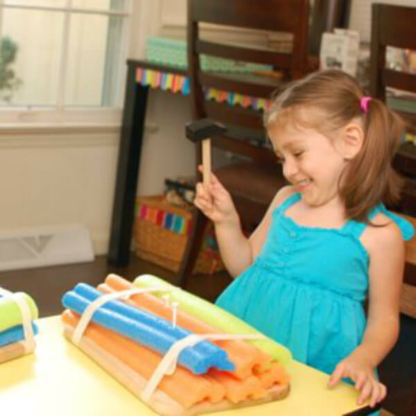 Noodle Activities For Kids Awesome Hammer Game with Pool Noodle