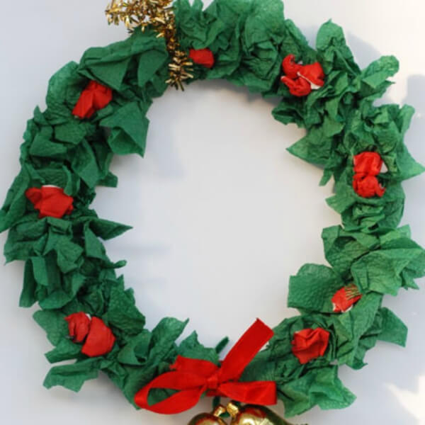 Napkin Wreath Craft