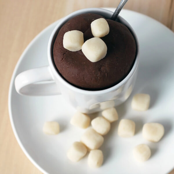 Tasty Hot Chocolate with Play Dough