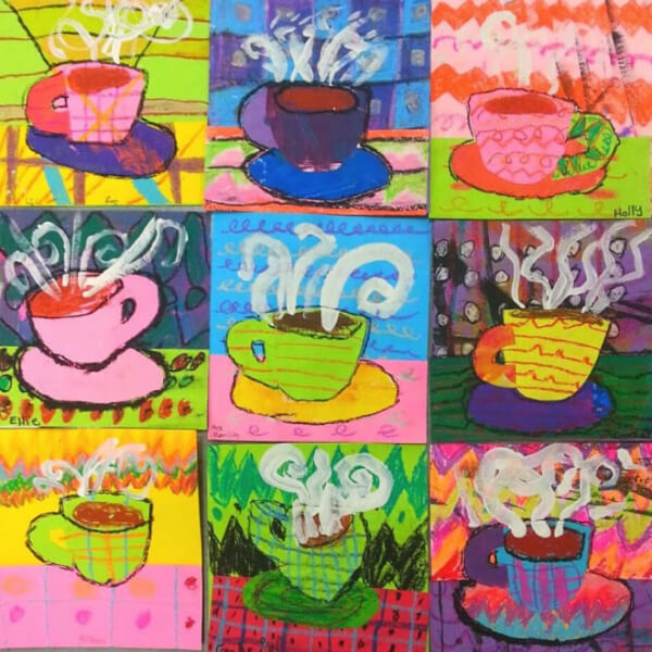Tea Art, Easy Paint Craft Ideas