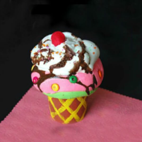 Cup Ice Cream Craft Ice Cream Crafts Ideas For Kids