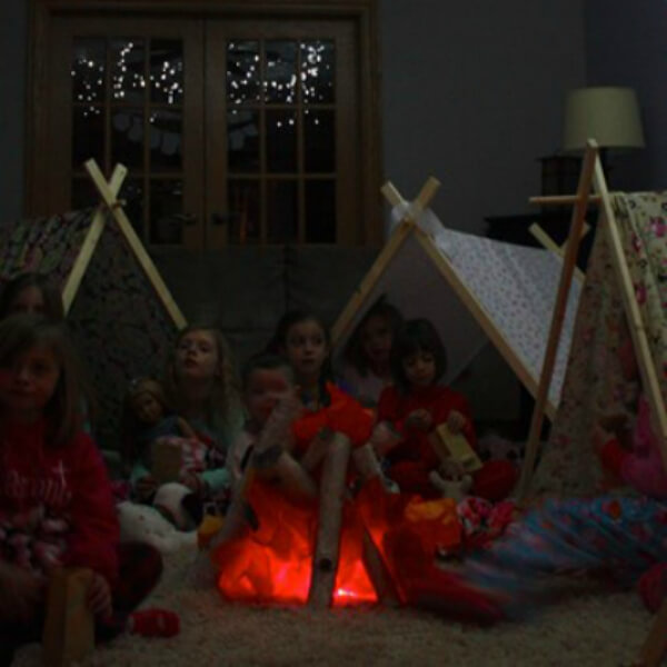Campfire Slumber Party Ideas For 5-year-old Girls