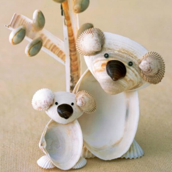Cute Seashell Koala
