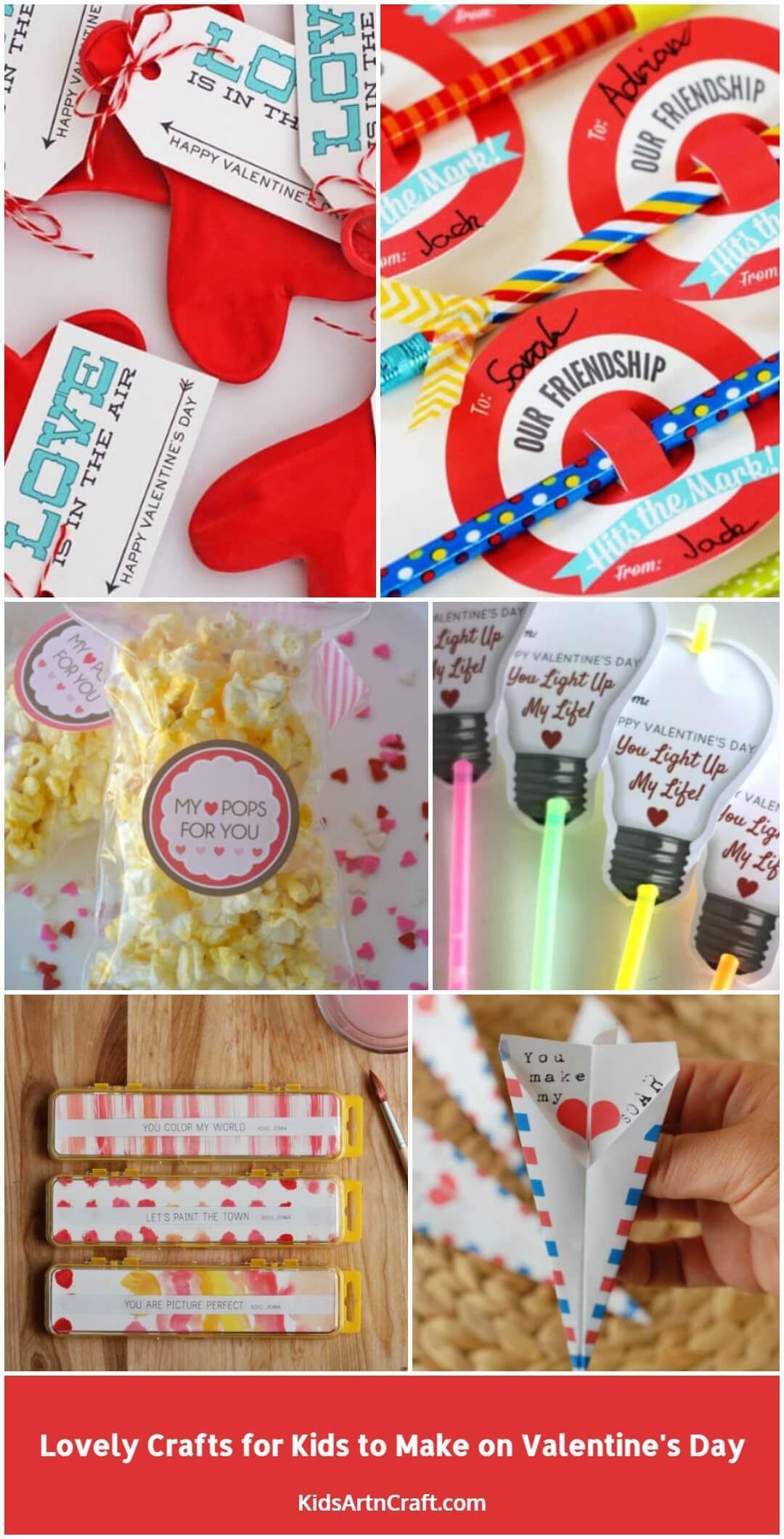 Lovely Crafts for Kids to Make on Valentine's Day