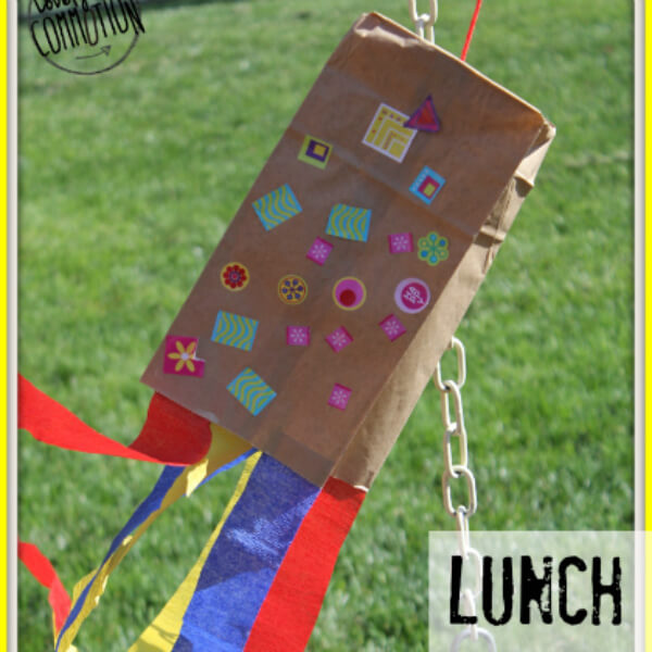 Creative Kite Using Paper Bag For Playing