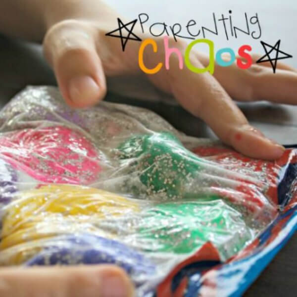Pom Pom Activities For Toddlers Pom Pom Squish Bag Craft Ideas For Kids