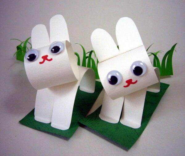 Cool Rabbits Paper Craft Ideas for Kids