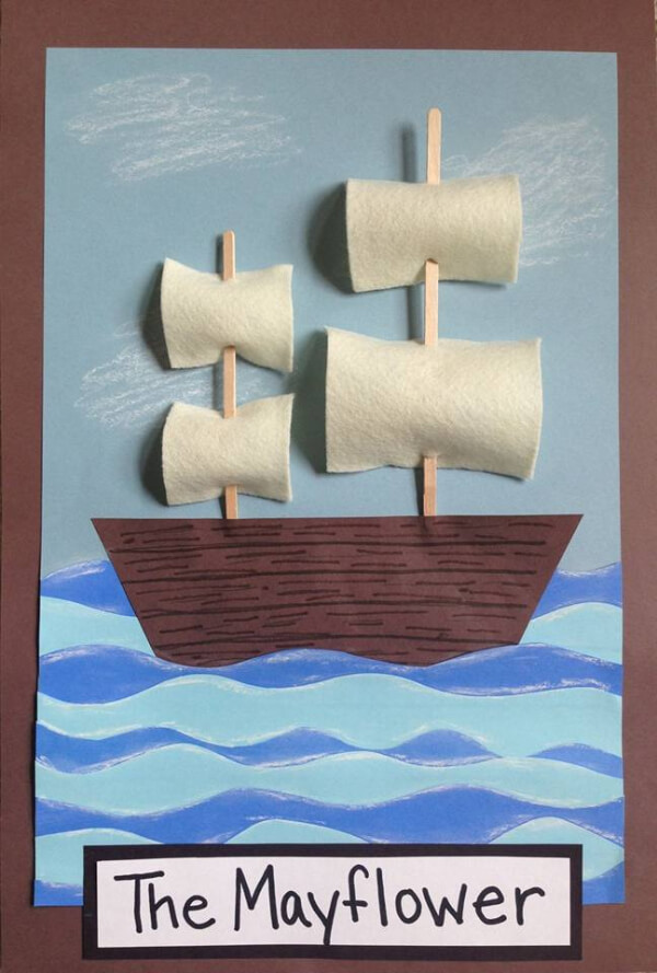 The Mayflower Art with Papers