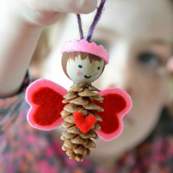 Cute Hanging Fairy Toy with Pinecone