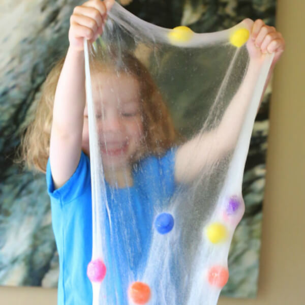 Pom Pom Activities For Toddlers Polka Dot Slime Activity For Kids