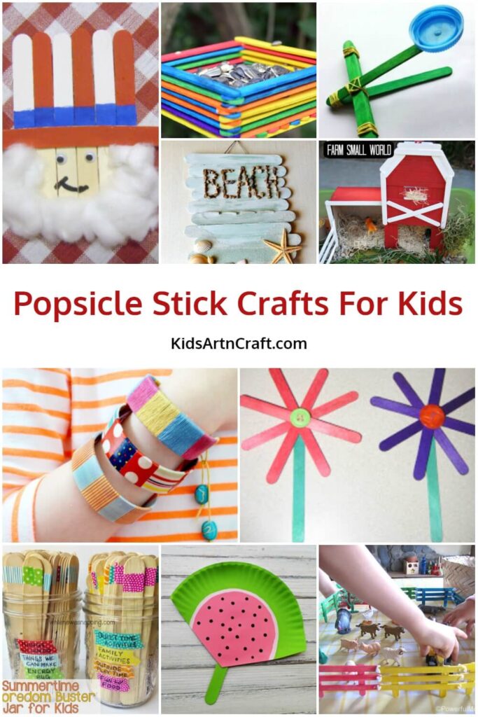Beautiful Popsicle Stick Crafts For Kids - Kids Art & Craft