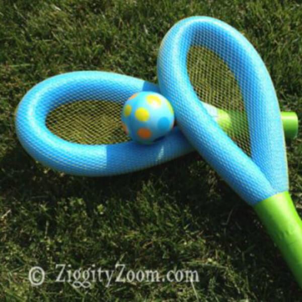 Cool Rackets with Pool Noodle