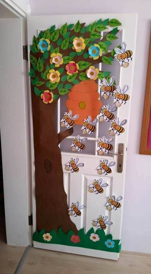 Honey Bee On Tree Craft Decoration
