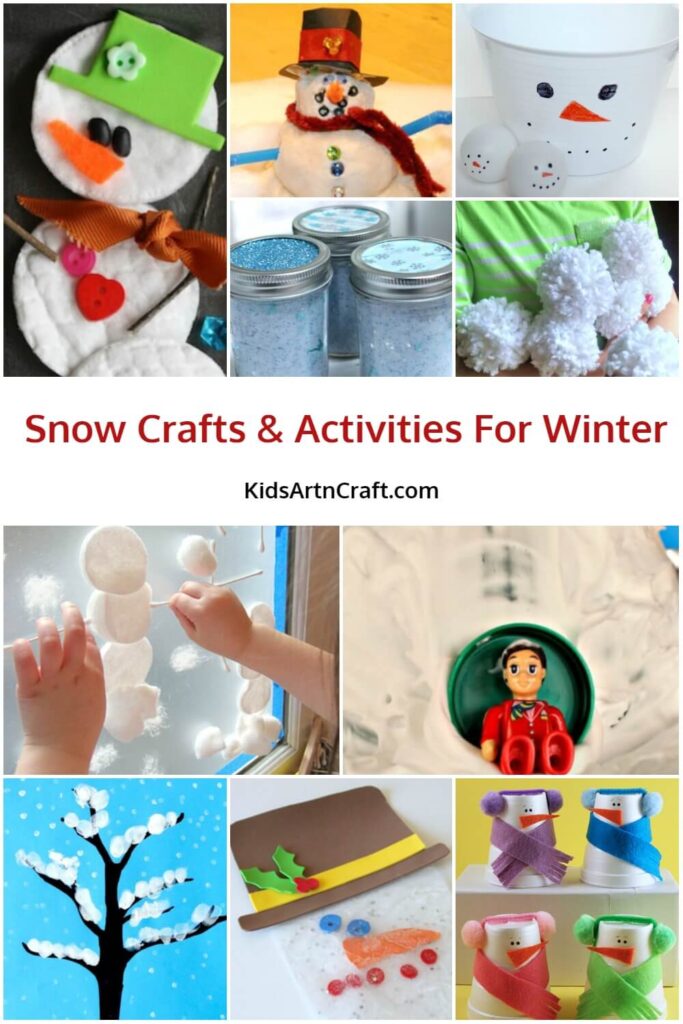 Snow Crafts And Activities For Winter