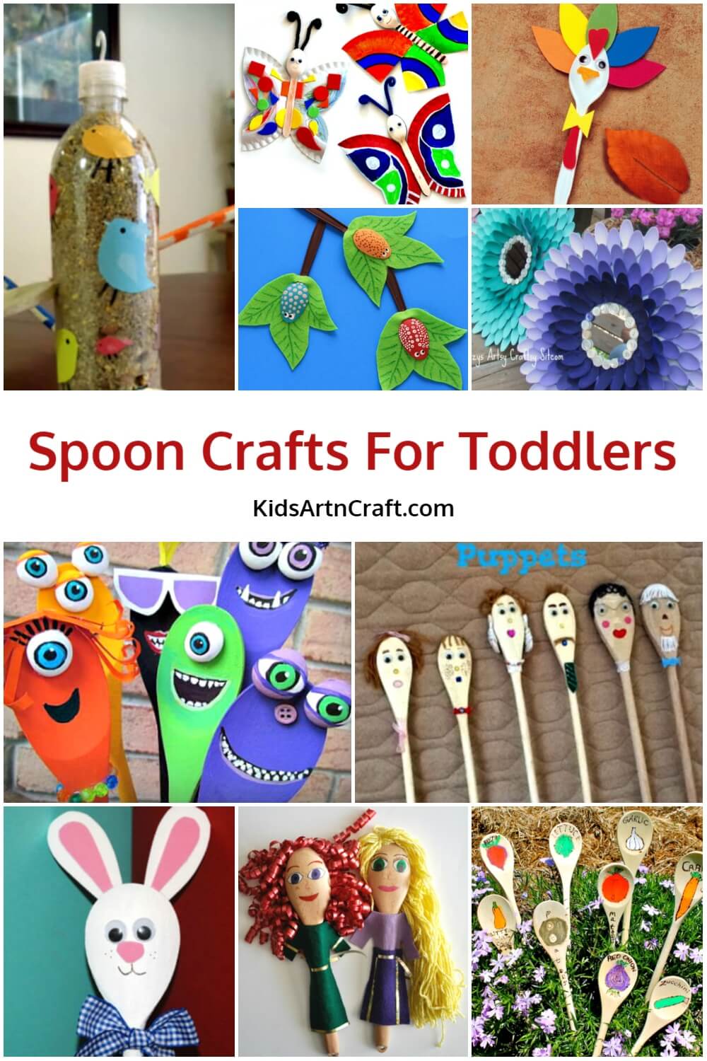 Simple and Interesting Spoon crafts for kids