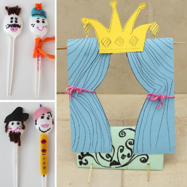 Puppet Times With Spoon Crafts Simple and Interesting Spoon crafts for kids