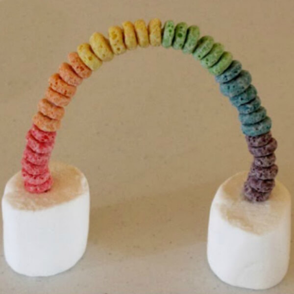 3D Fruity Rainbow Cereal Crafts For Toddlers