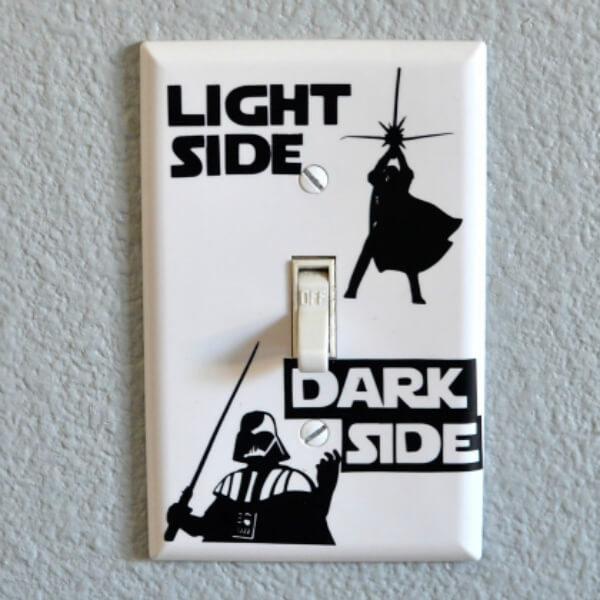 Star Wars Light Switch - Artsy activities based on the Star Wars saga 