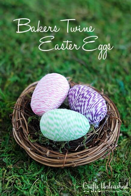 Bakers Twine Easter Eggs