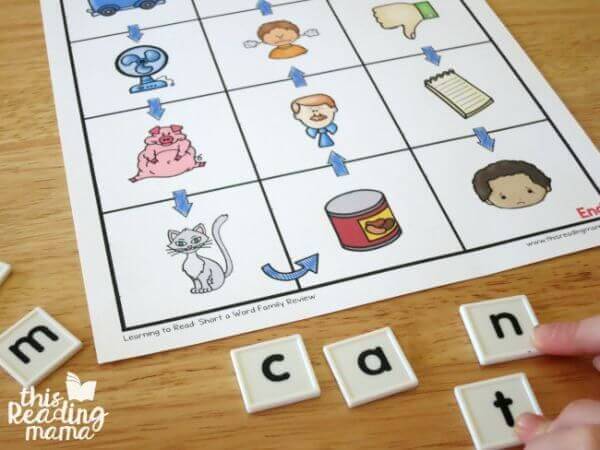 Only 1 Letter Swapping Learning Game Idea For Kids : Phonics Games &amp; Activities For Kids - Interactive Phonics Games for Young Learners 
