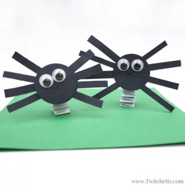 The Spider Spring Toy Craft DIY Spider Craft Ideas For Kids