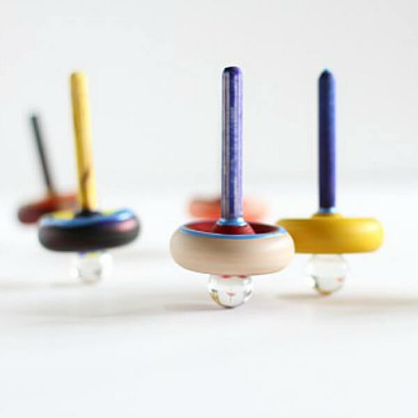 Cool DIY Toys To Make For Kids Spinning Top