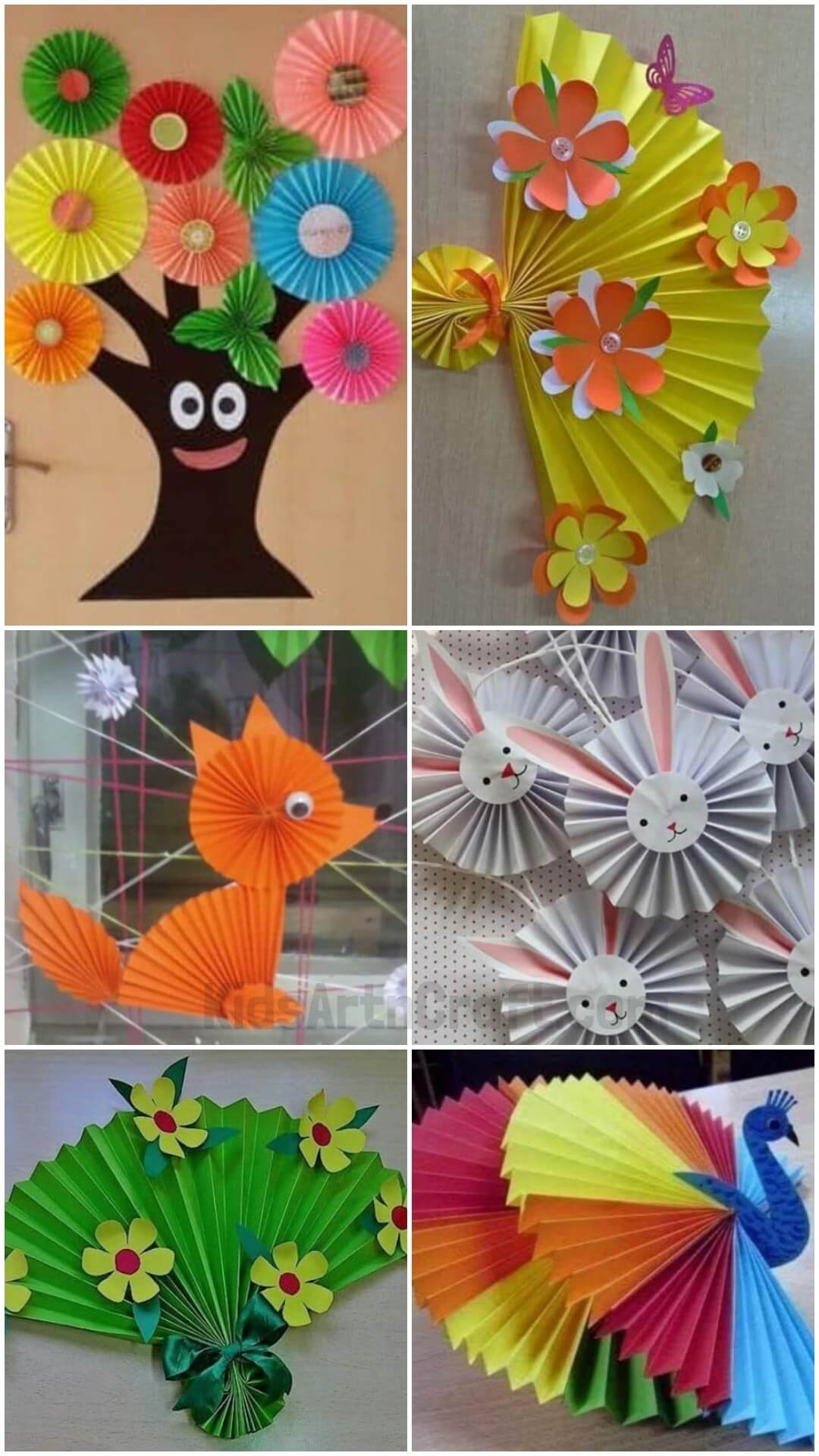 Accordion Paper Craft Ideas for Kids