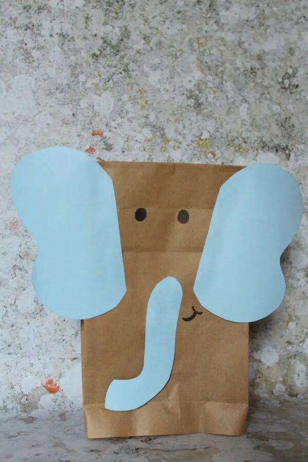 Paper Bag Elephant Craft