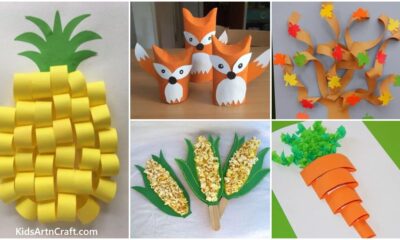 Cute 3D Paper Craft Ideas for Kids