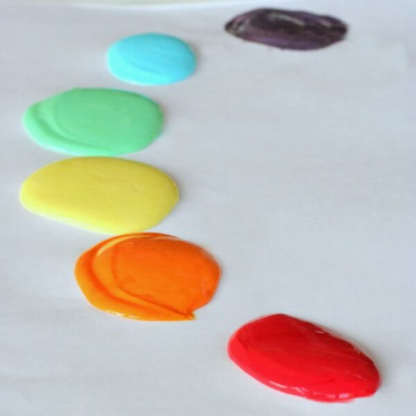 Homemade Fingerpaint Activity For Toddlers