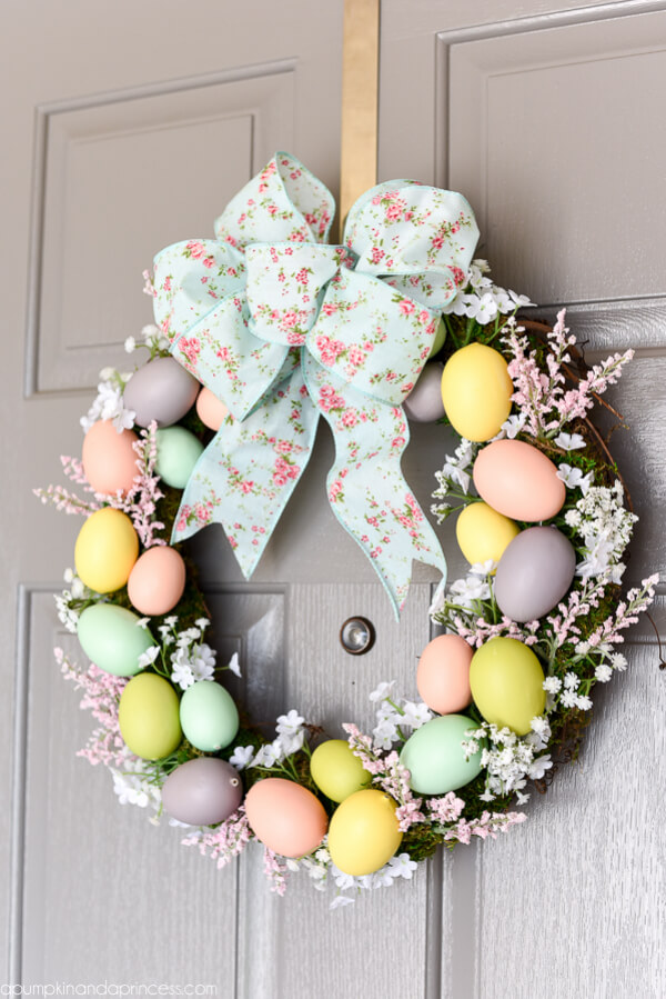 DIY Easter Wreaths Easter Eggs Wreath