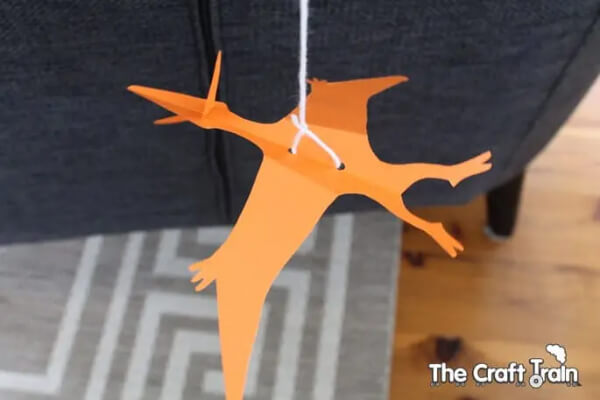 Making Pterodactyl Dinosaur Paper Craft Idea For kids