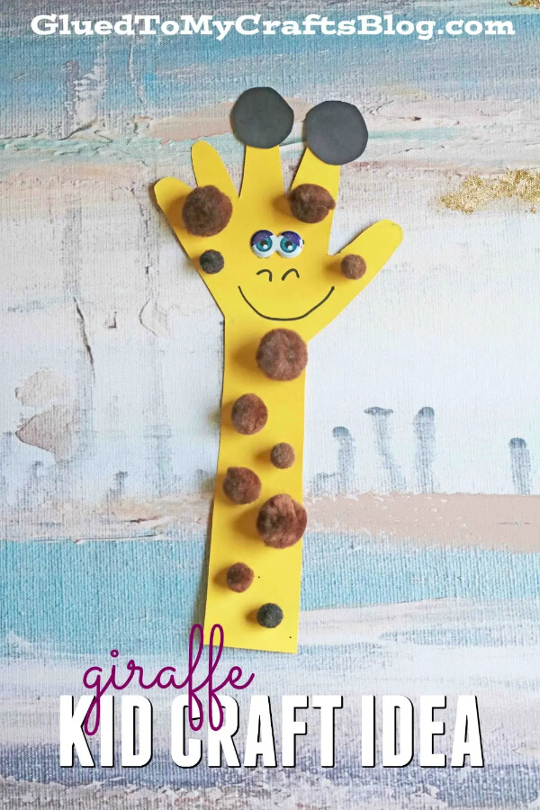 Pom Pom Giraffe Craft