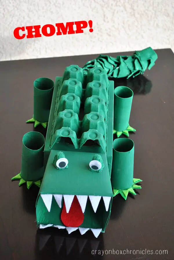 Alligator Shaped Box Craft