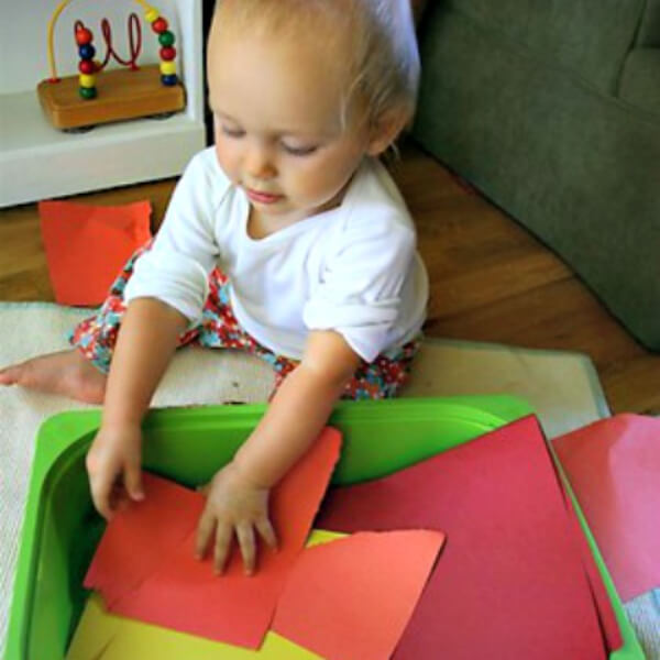 Tearing Paper creative Activity For School