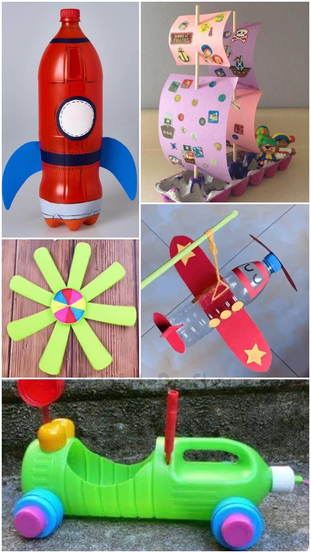 Recycled Toy Vehicles