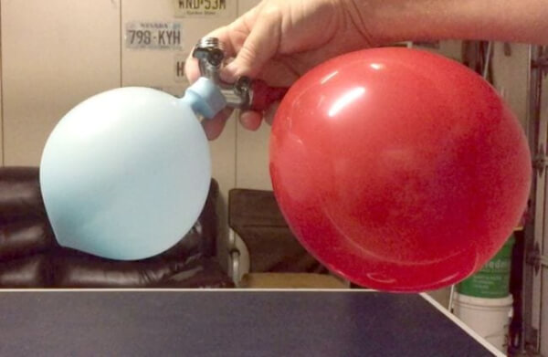 Two Balloon Science Experiment