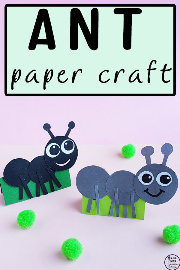 Ant Crafts & Activities for Kids Paper Ant Craft