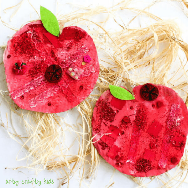 Easy Apple Collage Craft