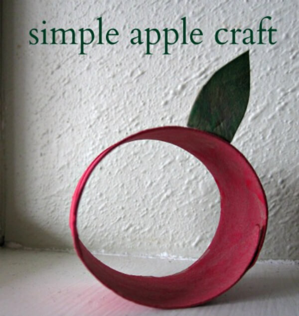 Recycled Apple Craft Apple Crafts for Kids Made with Everyday Supplies